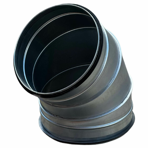 Wickelfalz Bogen, Ø224mm, 45°