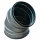 Wickelfalz Bogen, Ø280mm, 45°