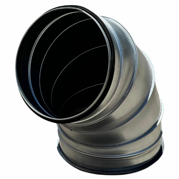 Wickelfalz Bogen, Ø400mm, 60°
